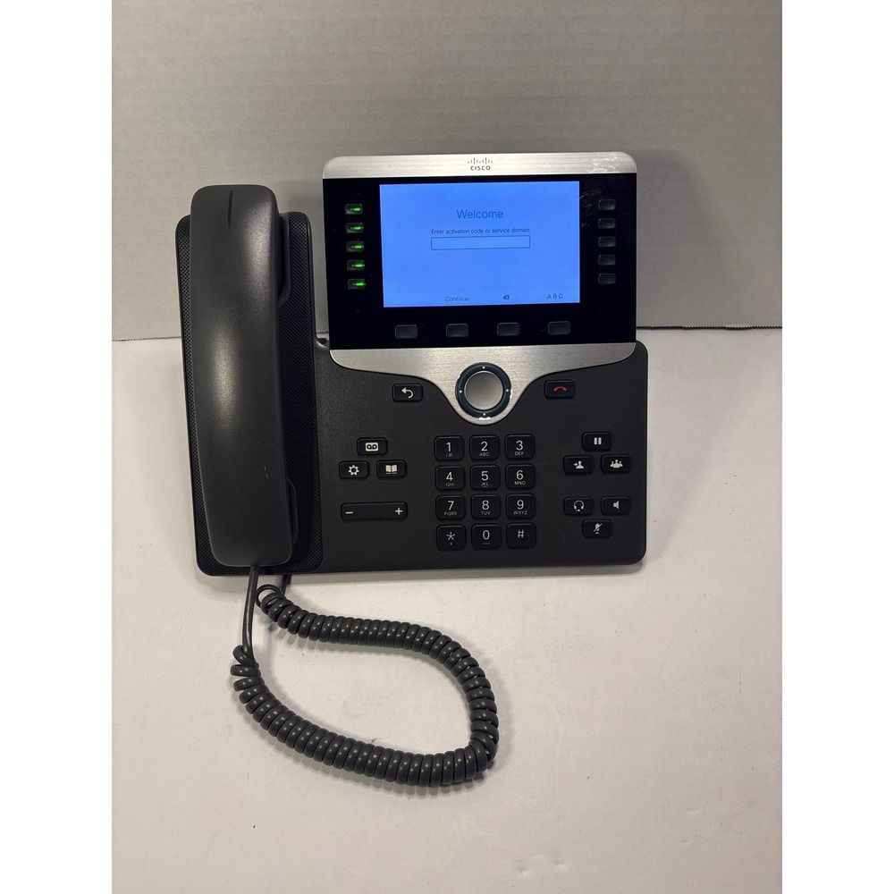 Cisco CP-8861 8861 IP Phone Wireless Bluetooth Gigabit Ethernet Charcoal Grey